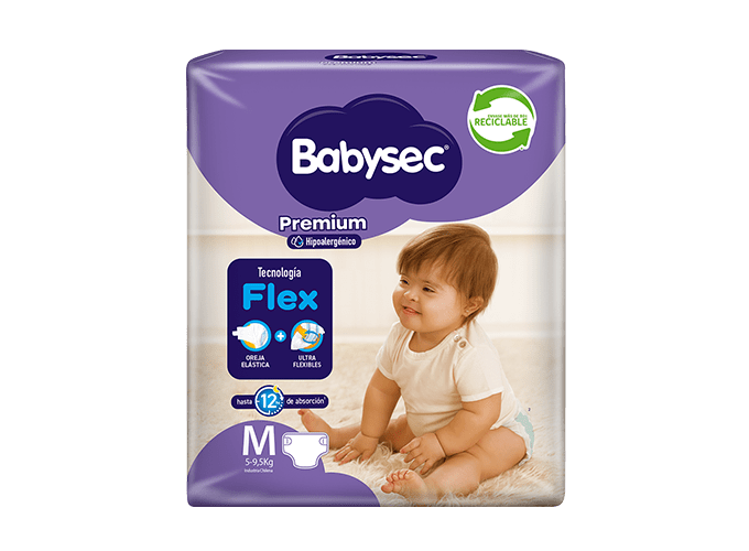 Pañal babysec premium 20 unid. Talla M