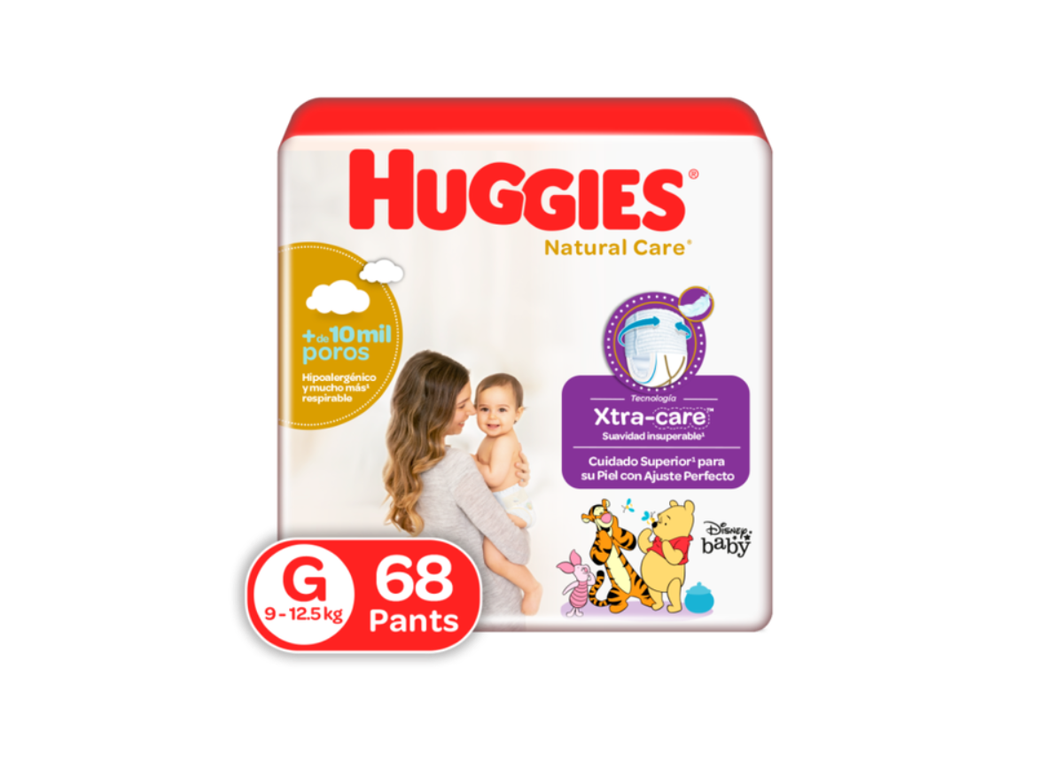 Pants Huggies 68unid. Talla G
