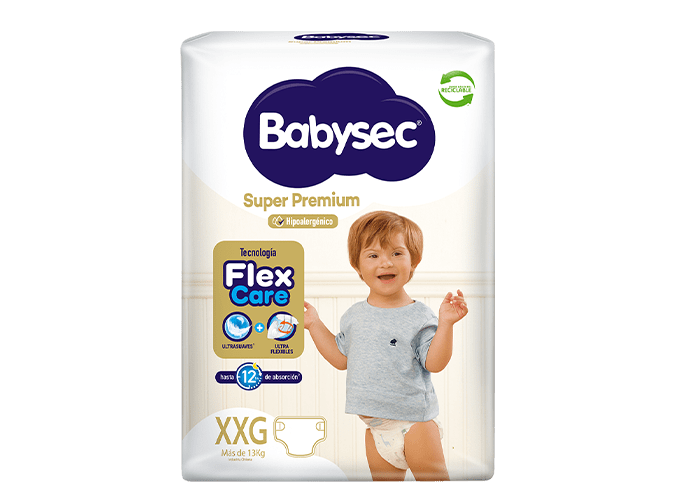 Pañal babysec super premium 14unid. Talla xxg